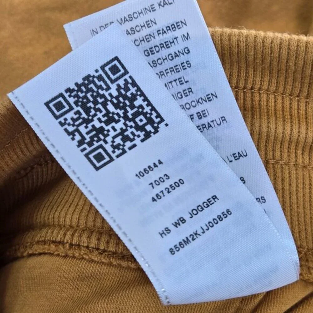 True‎ Religion Pants M Yellow Back Pocket Drawstring Jogger Logo Pockets READ